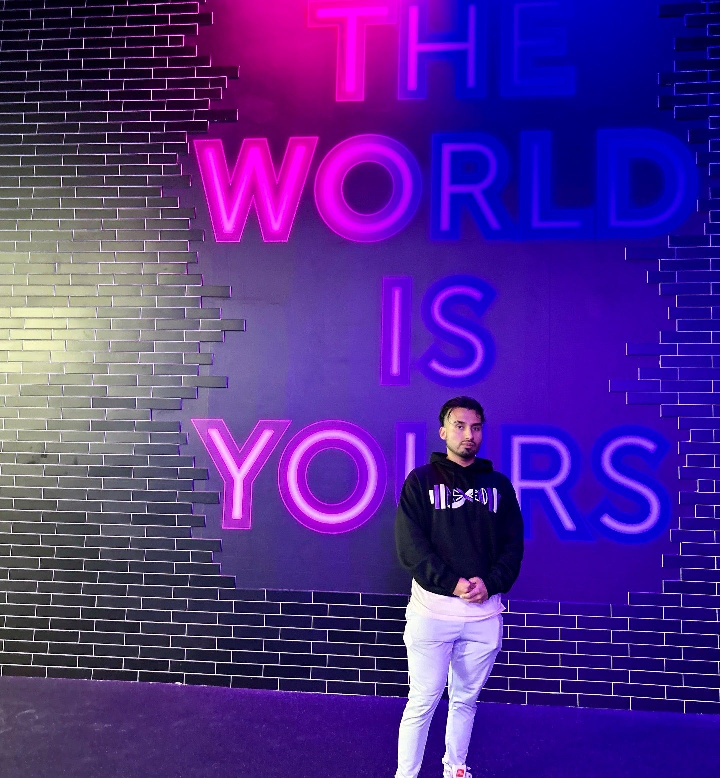 LVL 4 Black Hybrid Hoodie